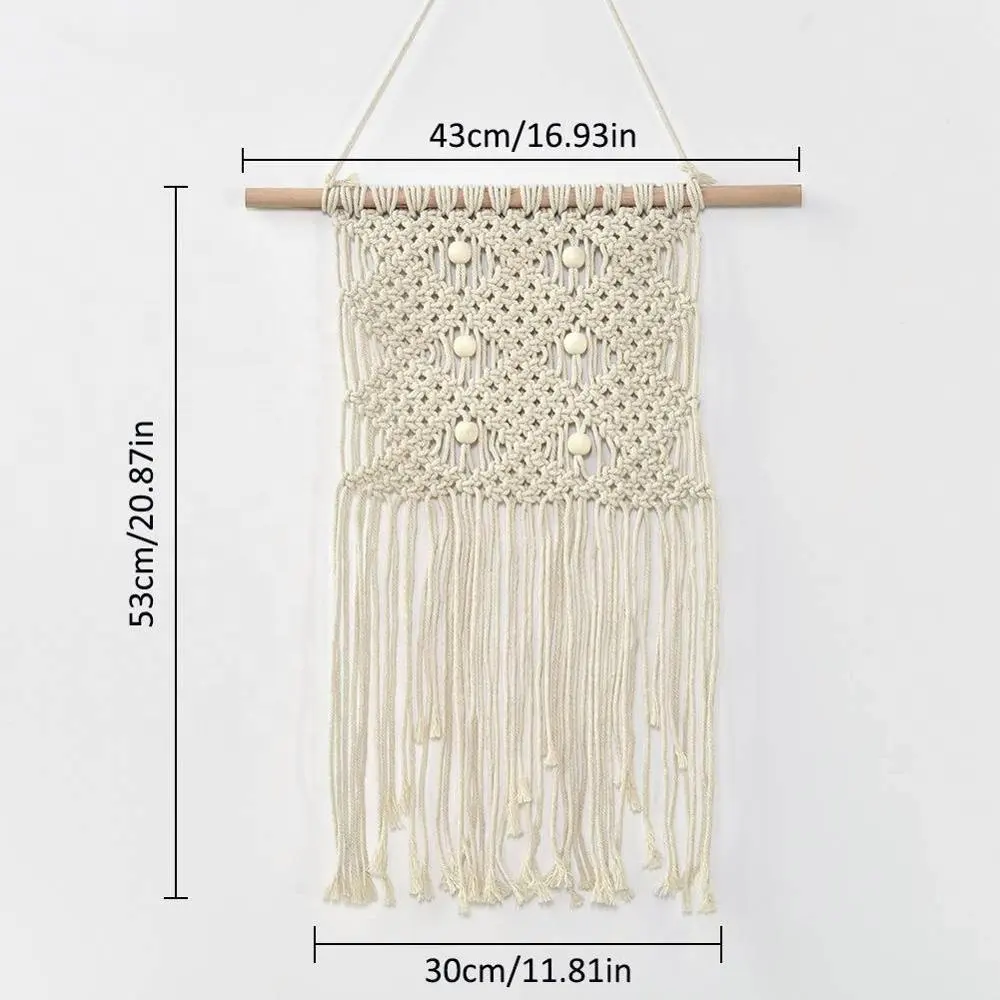 High Quality Factory Direct Sell Macrame Wall Hangings / Home Decoration Christmas Decoration from India