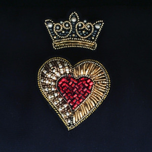 Premium Patches Haute Couture Multicolore Bullion Fil Brodé 3D Sans Nickel Personnalisable Taille De Luxe Mode Petits Badges - Product Image 3