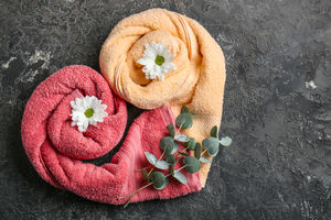 Toallas de baño de color sólido Juego de toallas de baño de algodón 100% de calidad suave de lujo para uso en el baño al mejor precio al por mayor en la India - Product Image 3