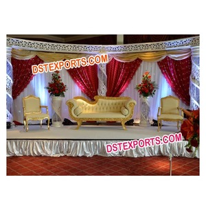 Escenario para Bodas Indias, Color Personalizado, Fibra de Vidrio Ligera, Diseño Moderno, Decoración para Bodas - Product Image 1
