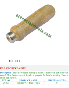 Herramientas y equipos de joyería con mango de madera GS 835 - Product Image 2