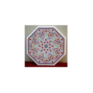 Beautiful Quality White <b>Marble</b> Inlay Table <b>Tops</b> Home Decorations - Product Image 1