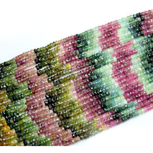 ทัวร์มาลีนลูกปัดหลากสีสำหรับทำเครื่องประดับ - Product Image 4