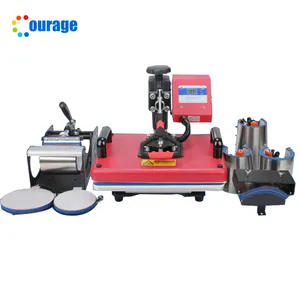 china manufacturers sublimation heat press printer machine 8 in 1