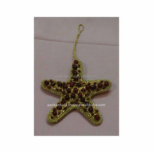 Décoration d'arbre de Noël en forme d'étoile - Product Image 1