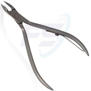 Pince à cuticules en acier inoxydable, coupe et coupe, pour les ongles des orteils et des doigts, de qualité professionnelle, nouveau, allemagne - Product Image 1