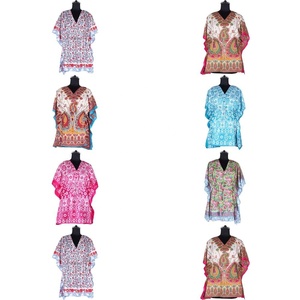 Offre Spéciale Design de mode robe d'hiver musulmane tissu de soie court caftan fabricant de vêtements pour femmes concepteur indien coton Kimono - Product Image 1