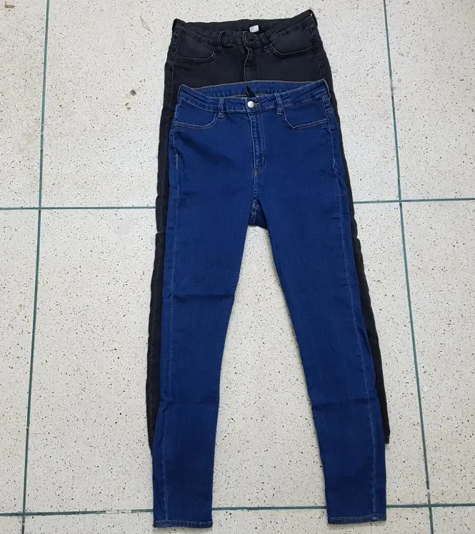 Bangladesh Stock Lot/Sendung Stornieren/Überschuss 100% Export qualität Skinny Fit Damen Damen Jeggings für die ganze Saison