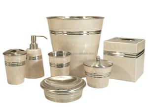 ชุดอุปกรณ์ห้องน้ำแบบคลาสสิกโลหะที่ใส่กระดาษทิชชู่ที่ใส่สบู่จานล้างมือสำหรับใช้ในบ้าน - Product Image 5