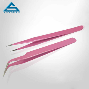 แหนบถอนคิ้วสเตนเลสแบบไม่ไฟฟ้าสถิตชนิด J2มืออาชีพติดป้ายได้ตามต้องการ - Product Image 3