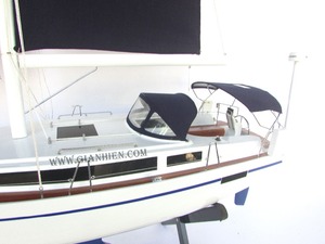 Exocetus เรือจำลองทำด้วยมือทำจากไม้ของขวัญแปลกใหม่ - Product Image 4