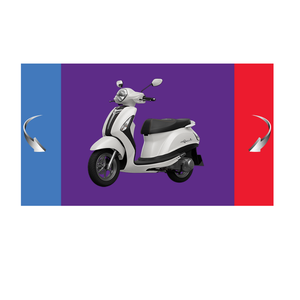 ทำในเวียดนามแฟชั่นมอเตอร์สกูตเตอร์125cc (สีขาว/สีฟ้า) Grandev พรีเมี่ยม - Product Image 1