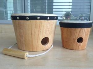 Instrumento Musical de percusión Popular, tambor Bongo de madera, venta de fábrica - Product Image 2