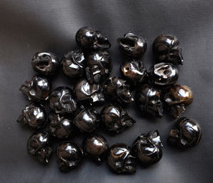 Horn Skull Carved Pendant Beads 100% From Horn Carefully Handmade in Bali <b>for</b> <b>Jewelry</b> <b>Making</b>/ Artisan Supply - Product Image 6