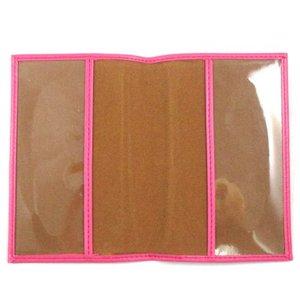 Single Leather <b>Passport</b> <b>Cover</b> Slim Fold Closure Type for Travel Document Protection - Product Image 2