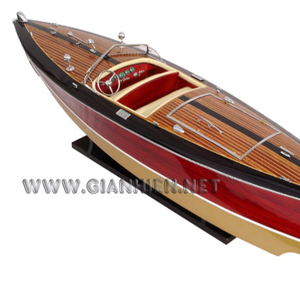 STAN ARTISANAT TORPILLE X GRAND BATEAU MODÈLE EN BOIS-ARTISANAT EN BOIS - Product Image 1
