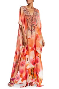 Kaftan de style moderne, col en v, tissu en viscose avec imprimé numérique, vente en gros, 2019 - Product Image 2