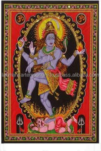 Nouveau 2025 Populaire Art Décor Om Mix Imprimé Coton Sequin Tentures Murales/Affiche En Gros De L'Inde - Product Image 6