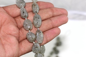 ธรรมชาติ Moss Rutile พลอยเรียบนักเก็ตรูปร่างลูกปัดสำหรับเครื่องประดับทำให้ผู้หญิงน่ารักของขวัญสร้อยข้อมือสร้อยคอต่างหู - Product Image 3