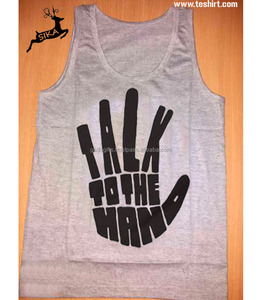 Camiseta atlética de gimnasio para hombre de algodón 100%, camiseta sin mangas de entrenamiento de diseño liso, compras en línea en Alibaba con algodón de Bambú - Product Image 5