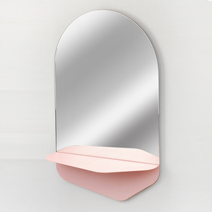 Miroir d'étagère suspendu mural, design rectangulaire - Product Image 3