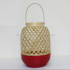 Lanterne en bambou tissé à la main, éclairage de festival en bambou fabriqué au Vietnam - Product Image 5