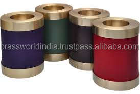 Candle Light / Tealight Brass Funeral <b>Urn</b> - Product Image 3