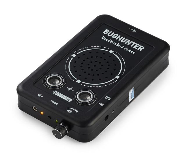 CE & FCC Hidden Microphone Recording Security Anti spy System protection (ultrasonic + White Noise Suppressor) BugHunter BDA-3