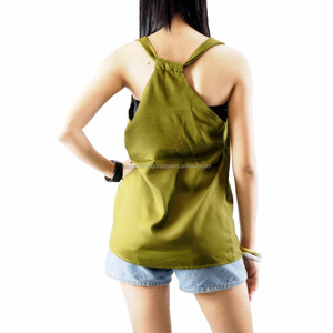 Chemise en mousseline de soie pour femmes, claquette, couleur bonbon, à la mode, collection été - Product Image 4