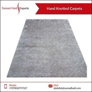 Alfombras de lana tradicionales de diseño personalizado de alta calidad anudadas a mano y bordadas para la oración estilo moderno mejor precio al por mayor - Product Image 3