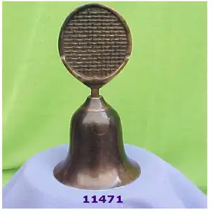 Iron Wrought Wrought Hanging Bells Metal <b>Tealight</b> <b>Candle</b> Holder Metal Antique Hand Bells - Product Image 1