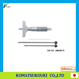 Micrómetro de profundidad Mitutoyo industrial, herramienta de medición estándar, tipo varilla intercambiable, 329-250-30 - Product Image 6