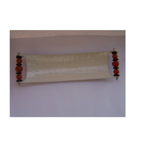 Plateau de service alimentaire en métal nouveau style décoratif moderne pour la décoration de table à manger thé café fruits forme ronde avec logo personnalisé - Product Image 3