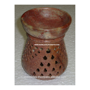 Soapstone Aroma Oil Warmer/ Decorative Aroma Oil Burner - Product Image 1