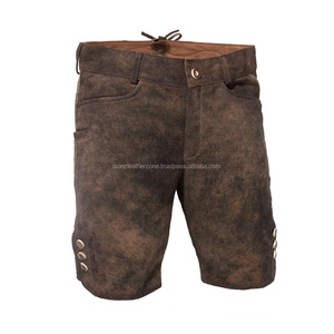 Traje Tradicional Bávaro de Cuero, Pantalones Bávaros Tradicionales, Pantalones Cortos de Cuero para Oktoberfest - Product Image 1