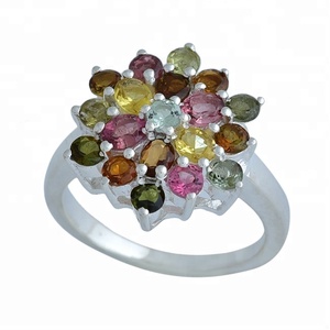 Pendientes de Chakra curativos hechos a mano de Plata de Ley 925 sólida en India Chakra Meditación Joyería Plata 925 Mayorista - Product Image 2