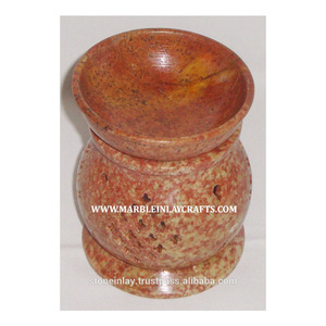 Lámpara de Aceite Aromática, Quemadores de Aceite Aromático de Piedra de Jabón Hechos a Mano - Product Image 1