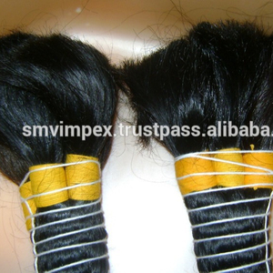 Extensiones de cabello humano a granel natural 12A superventas, extensiones de trama de estilos Afro Wave indio de buena calidad del sur de la India - Product Image 5