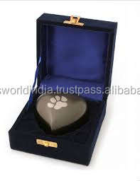 โกศที่ระลึกขายส่งดีบุกดีบุกดีบุกผสมหัวใจพร้อมกล่องโดย Brassworld อินเดียอุปกรณ์งานศพ - Product Image 2