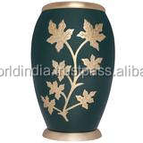 Suministros funerarios de urna de cremación de estilo americano para adultos de lavanda azul de Brassworld India - Product Image 5