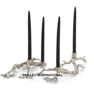 Porte-bougie en métal pour centre de table de mariage - Product Image 1