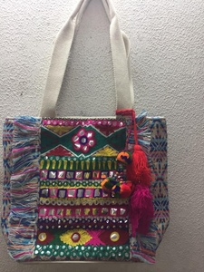 Estilo bohemio indio hecho a mano con cuentas diseñador embrague bandolera mujer elegante Boho noche compras fiesta bolsos de hombro - Product Image 6