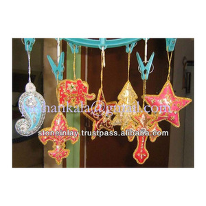 Christmas Handmade Hanging Ornament With Bead - Product Image 1