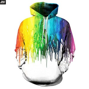 เสื้อฮู้ดดี้ผู้ชายคุณภาพสูง พิมพ์ลาย 3 มิติ แบบถักทอเต็มตัว ปรับแต่งได้ บุผ้าฟลีซ มีไซส์ใหญ่พิเศษ - Product Image 2