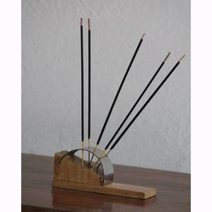 Venta caliente brillo teca Mango madera incienso palo soporte alta calidad novedad para el hogar Oficina o restaurante regalo - Product Image 6