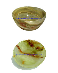 Tazón de fuente de piedra de ónix verde piedra anhelaba ágata mano de piedra semi preciosa tazón - Product Image 4