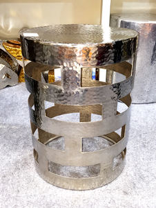 Table basse moderne en Aluminium de forme ronde avec une couleur Unique pour la décoration du salon, de la maison, des hôtels et des Restaurants - Product Image 2