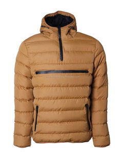 La más nueva moda estilo Canadá capucha de piel de talla grande impermeable transpirable cremallera de punto para hombre invierno acolchado chaquetas acolchadas - Product Image 1