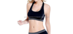 Conjunto de sujetador elástico para gimnasio, venta al por mayor, Rosa - Product Image 2