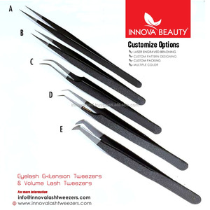 Pinzas Magnéticas para Volumen Ruso de Pestañas en Ángulo de 45 y 90 Grados, Punta Puntiaguda de Acero Inoxidable, Logotipo Personalizado para Todos los Estilos - Product Image 4